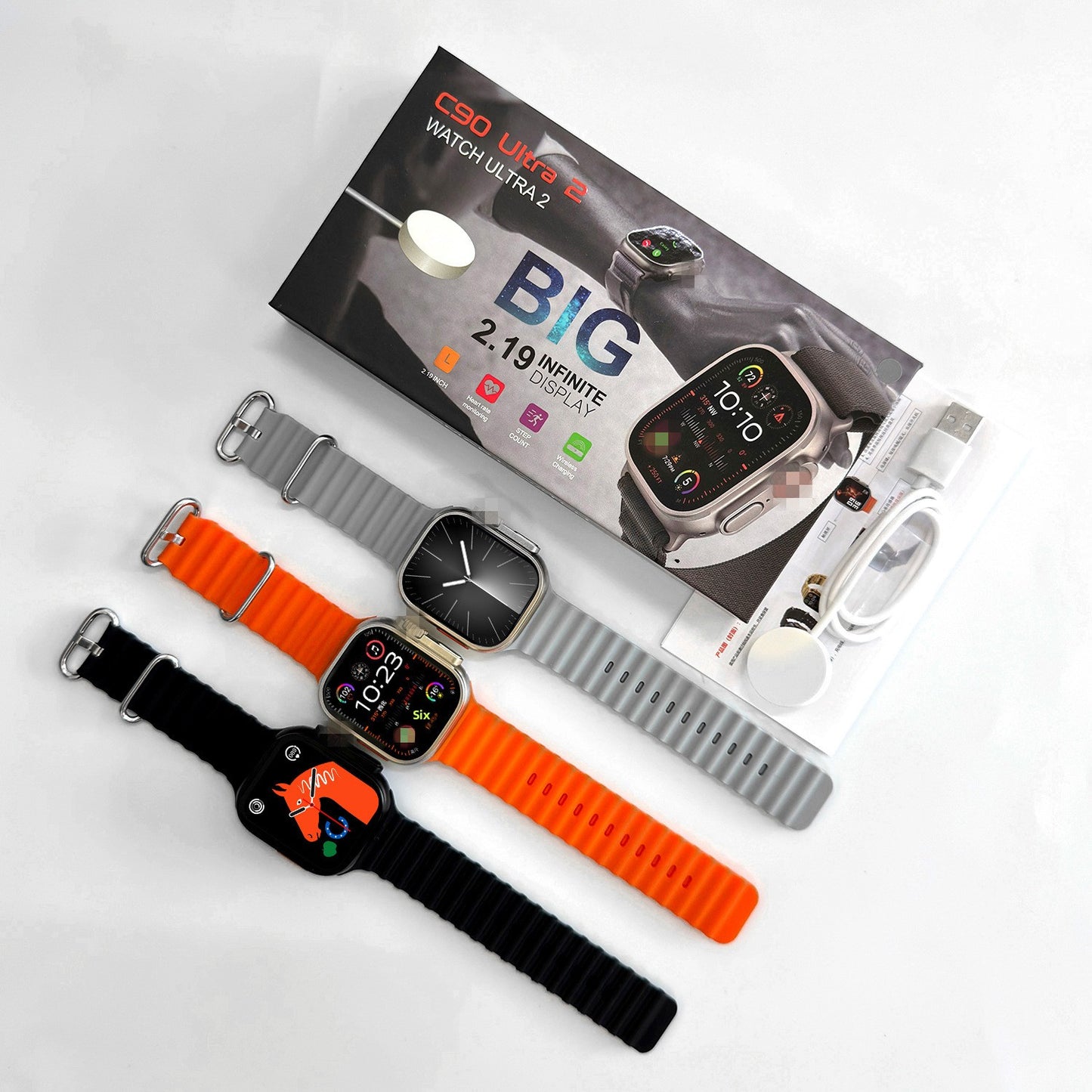 Huaqiang North S9ultra2 Smart Watch Bluetooth Calling Herzfrequenz Blutdruck Cross-Border Herren Sportuhr