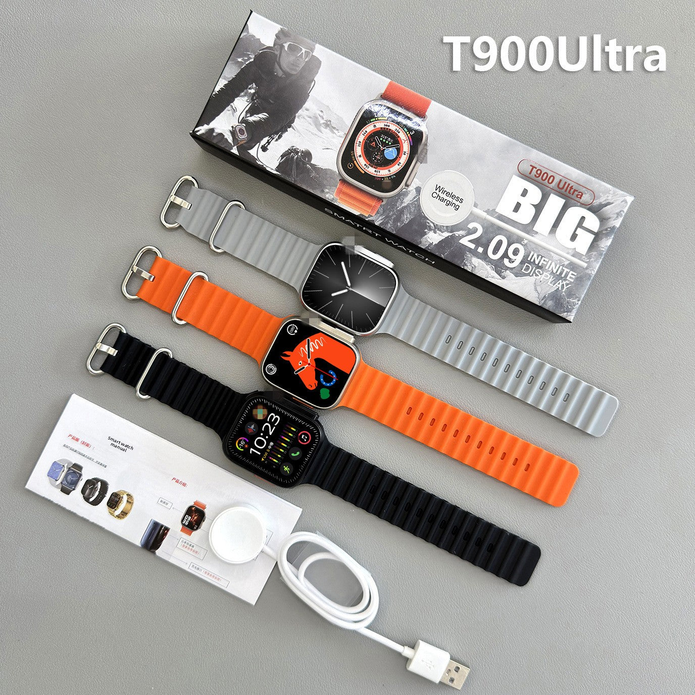 Huaqiang North S9ultra2 Smart Watch Bluetooth Calling Herzfrequenz Blutdruck Cross-Border Herren Sportuhr