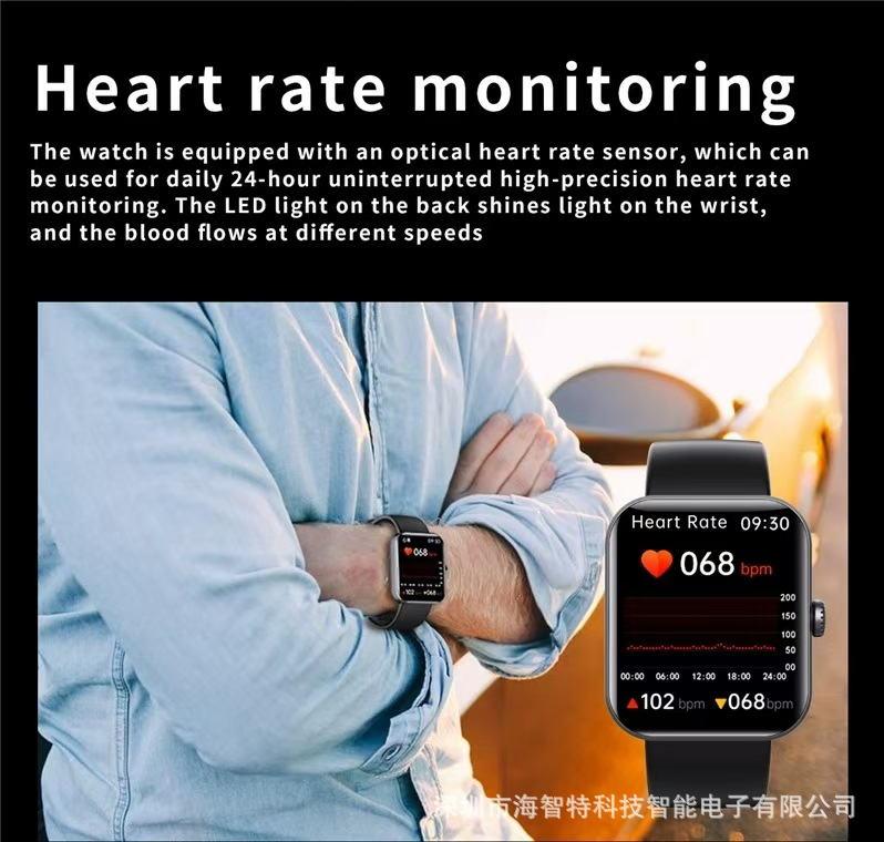 New SM23 Smart Watch Body Temperature Heart Rate Blood Oxygen Sleep Monitoring Step Counter Smart Bracelet Sports Watch