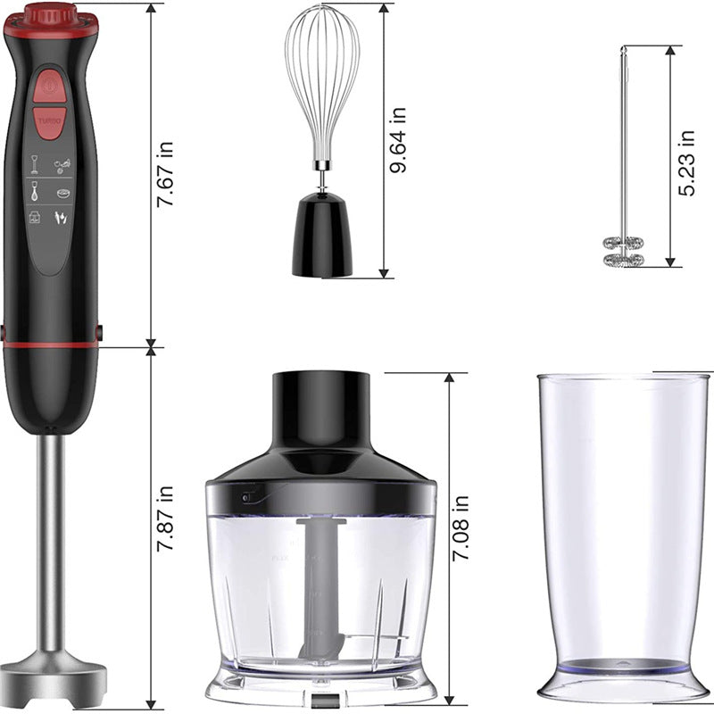 Denai Multifunktionaler Kochstab Babynahrungsmaschine Kleiner elektrischer Handmixer für den Haushalt Grenzüberschreitender Fleischwolf