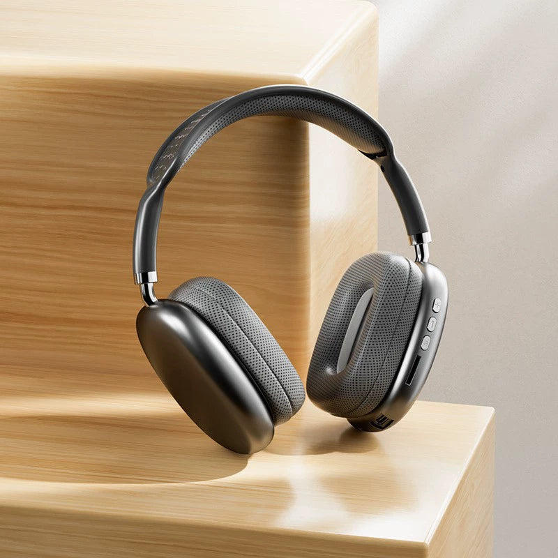 Hot-Selling Compatible with Apple P9 Pro Max Over-Ear Headphones with Deep Bass Wireless Bluetooth Earphones