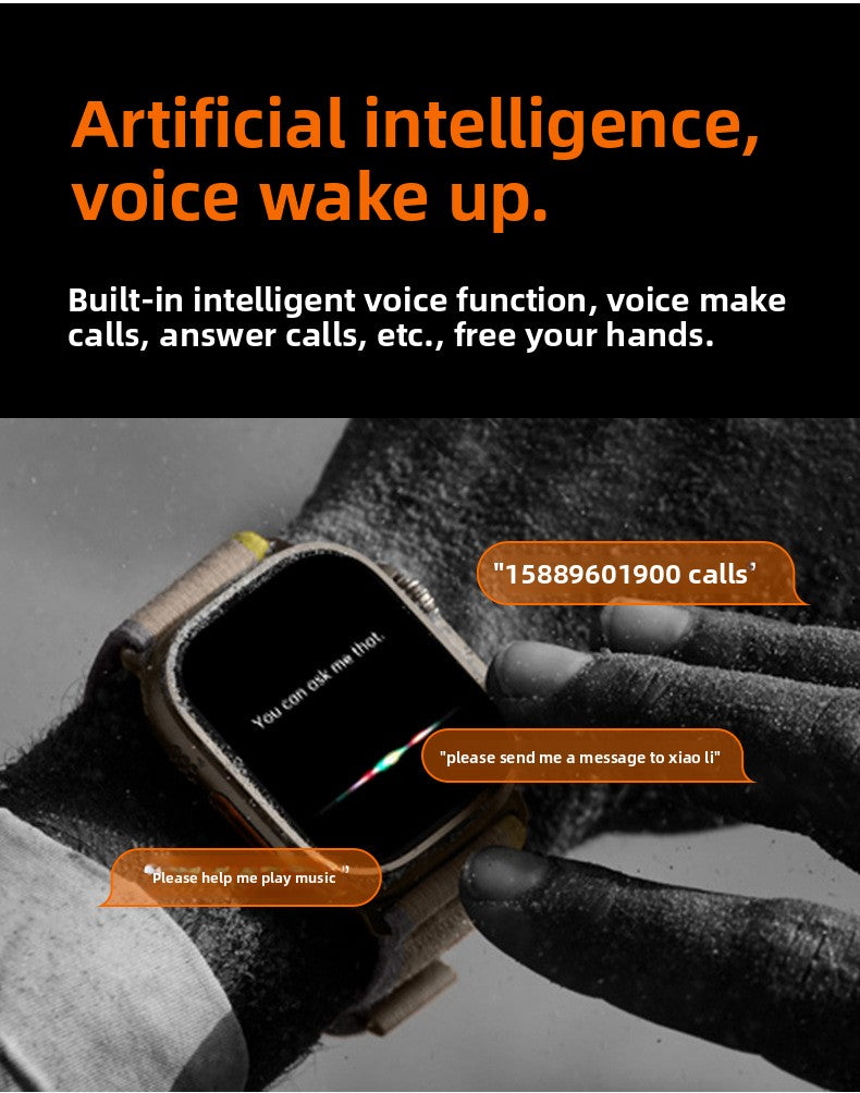 Huaqiang North S9ultra2 Smart Watch Bluetooth Calling Herzfrequenz Blutdruck Cross-Border Herren Sportuhr