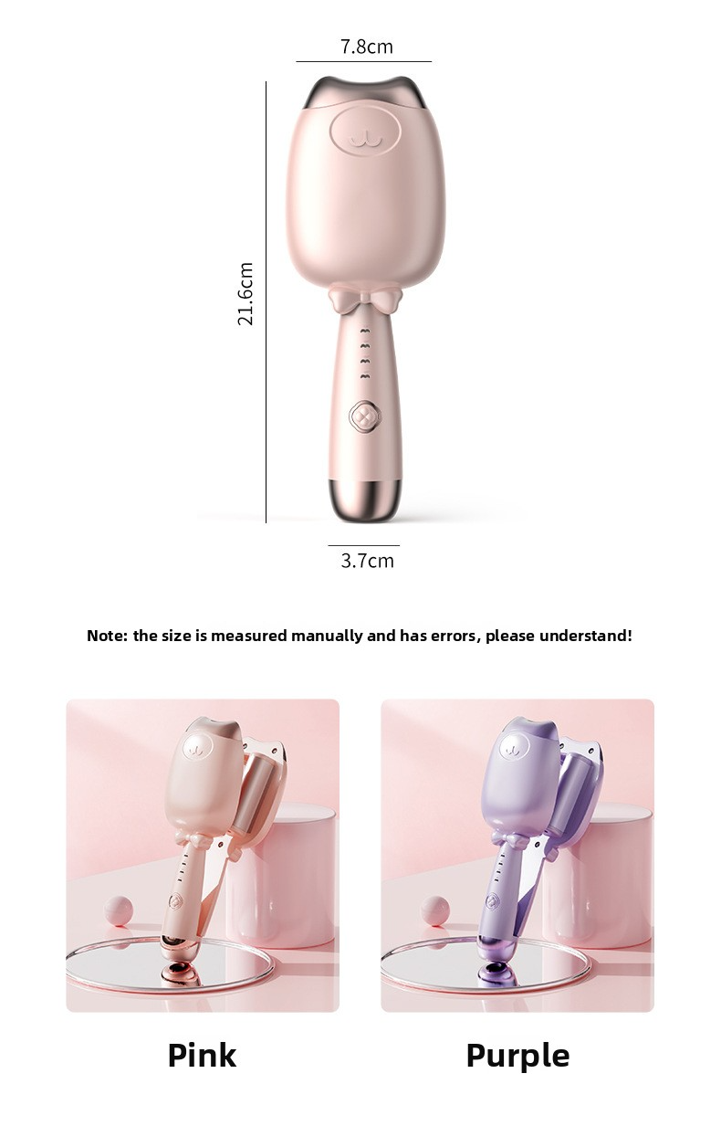 Chicken rolls perm 32mm cat ear water ripple fast curling hair curling stick French big wave curling splint roll