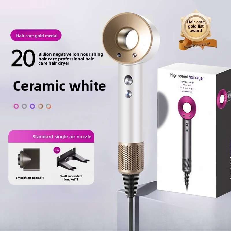 Hair Dryer Household Negative Ion Hair Care Quick-Dry Huaqiangbei Silent High-Speed Hair Dryer Home Appliance