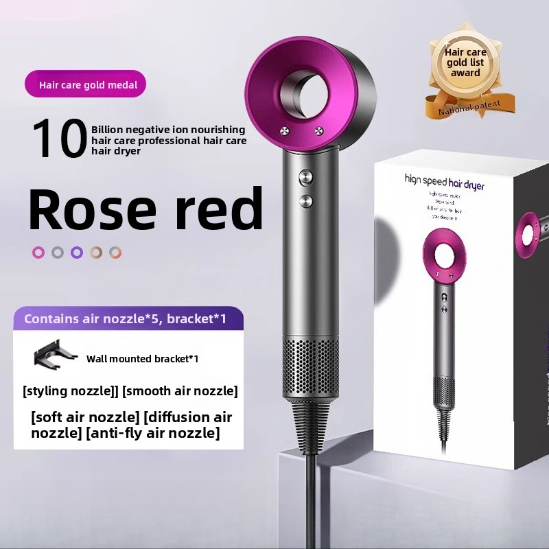 Hair Dryer Household Negative Ion Hair Care Quick-Dry Huaqiangbei Silent High-Speed Hair Dryer Home Appliance