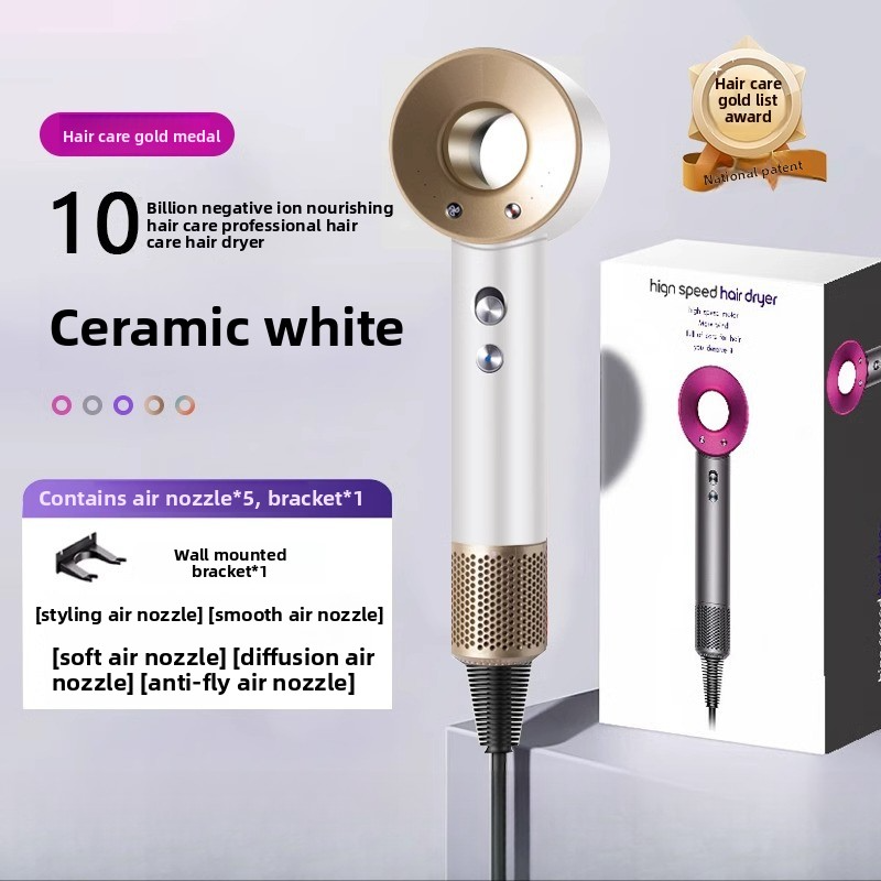 Hair Dryer Household Negative Ion Hair Care Quick-Dry Huaqiangbei Silent High-Speed Hair Dryer Home Appliance