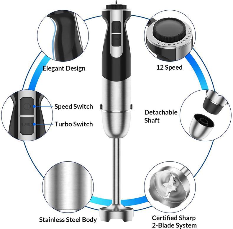 Cooking stick, small baby home multifunctional complementary food machine, blender, handheld juicing and cooking machine