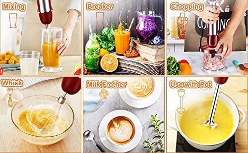 Cross border multifunctional cooking stick, home cooking machine, small handheld mixer, baby food processor, juicer, blender